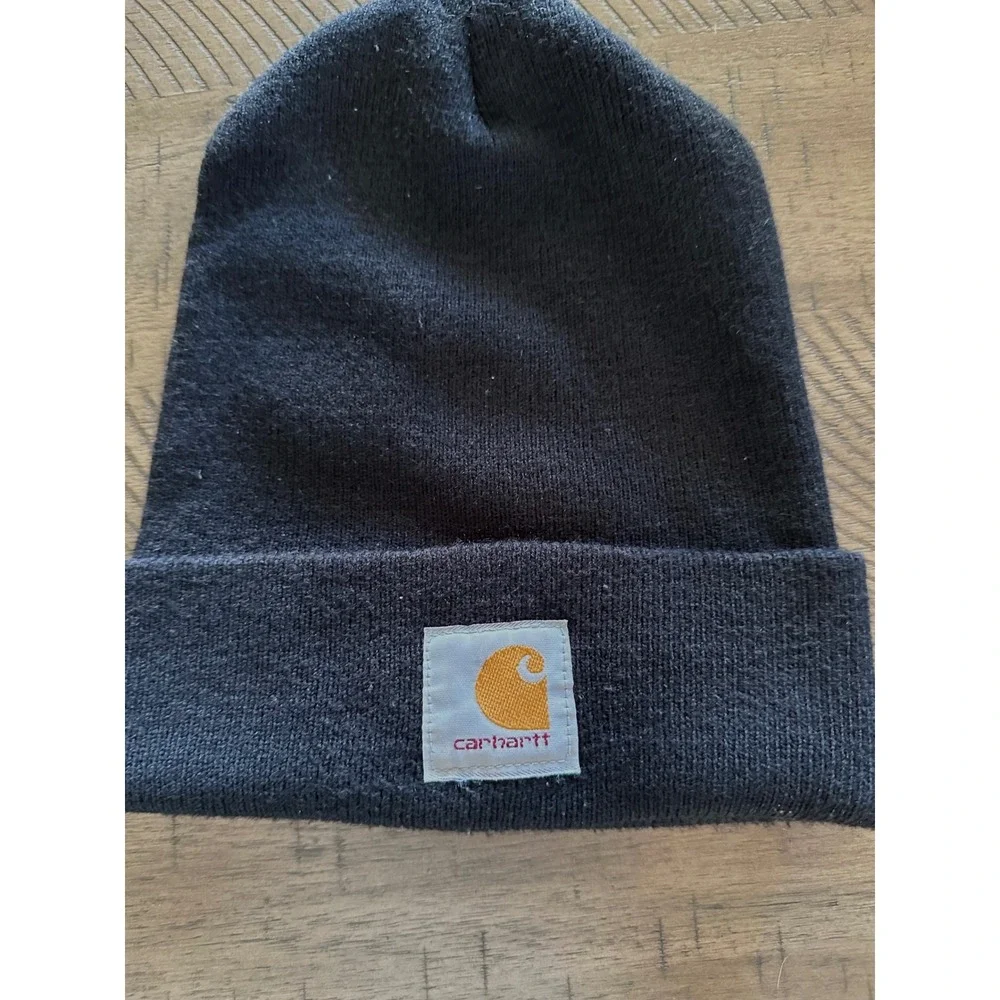 VINTAGE Carhartt A18 Beanie - Black - Made in Canada -‎ Season F19